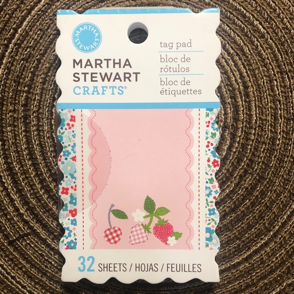 Martha Stewart Crafts Tag Pad Stitched - Picture 1 of 4